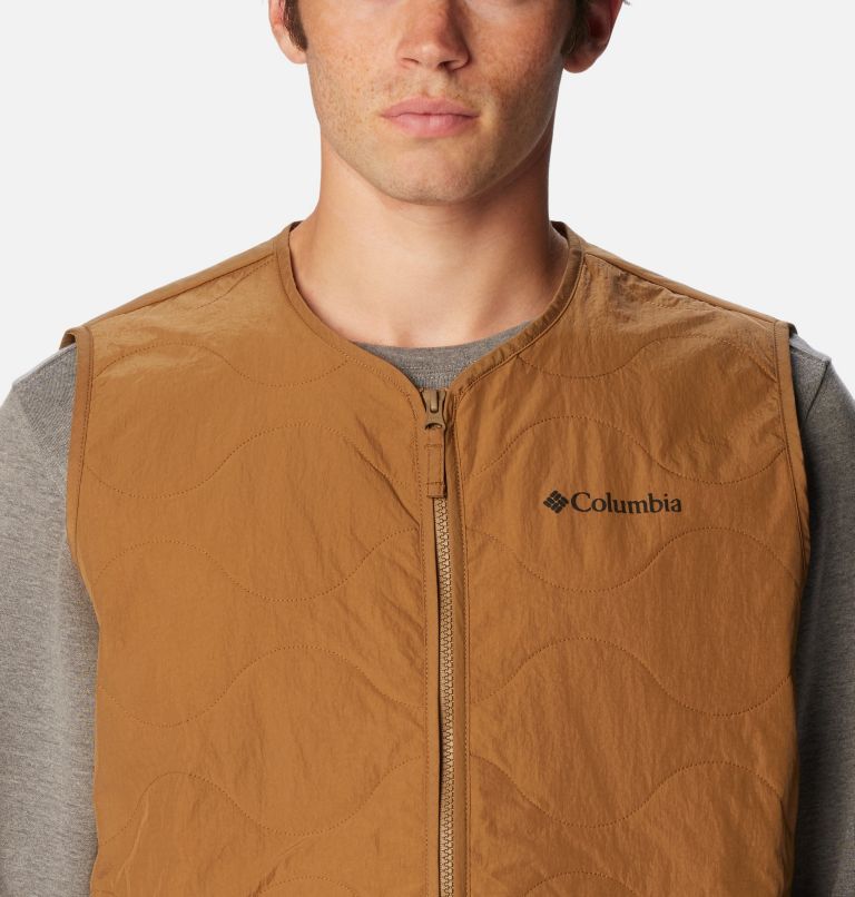 Columbia Brown Outerwear Vests for Men