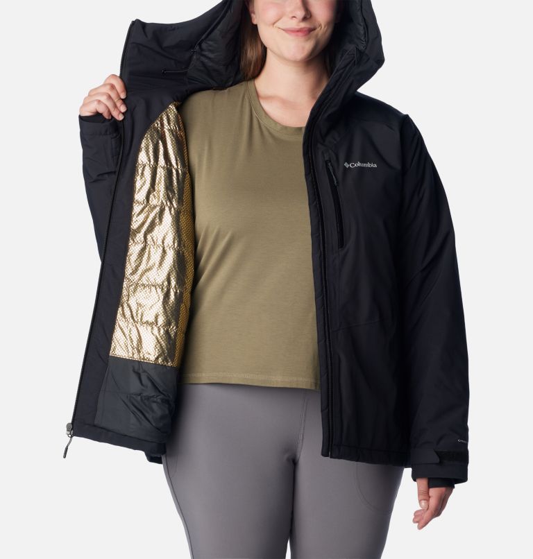 Thumbnail: Women's Explorer's Edge Insulated Jacket - Plus Size, Color: Black, image 5
