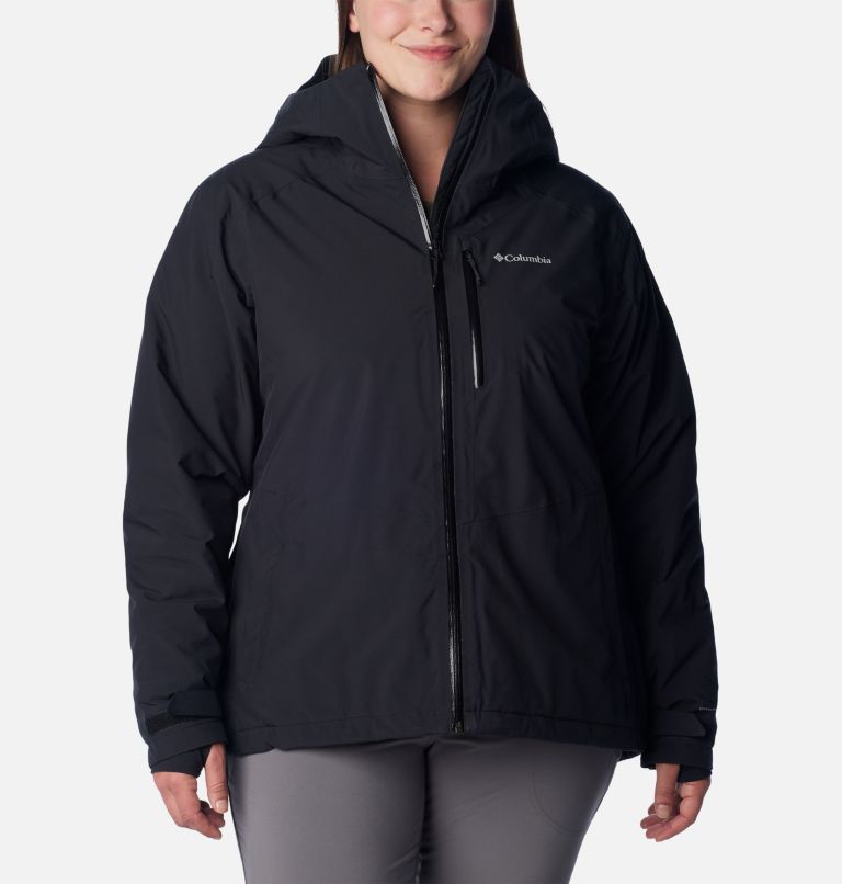 Thumbnail: Women's Explorer's Edge Insulated Jacket - Plus Size, Color: Black, image 1