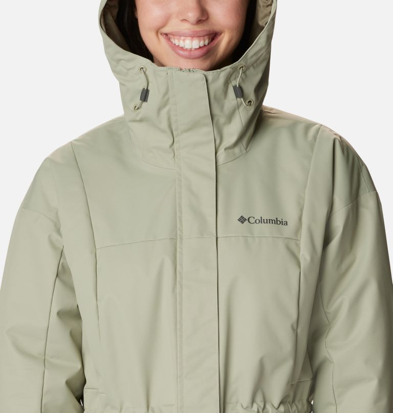 Women's Hikebound Long Insulated Jacket, Color: Safari, image 4
