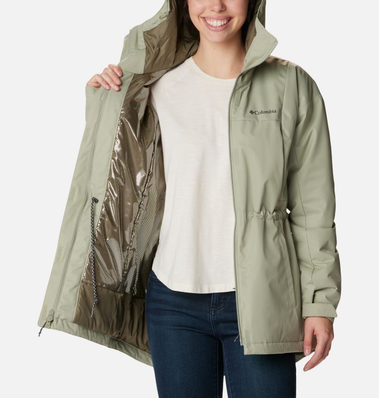Women's Hikebound Long Insulated Jacket, Color: Safari, image 5