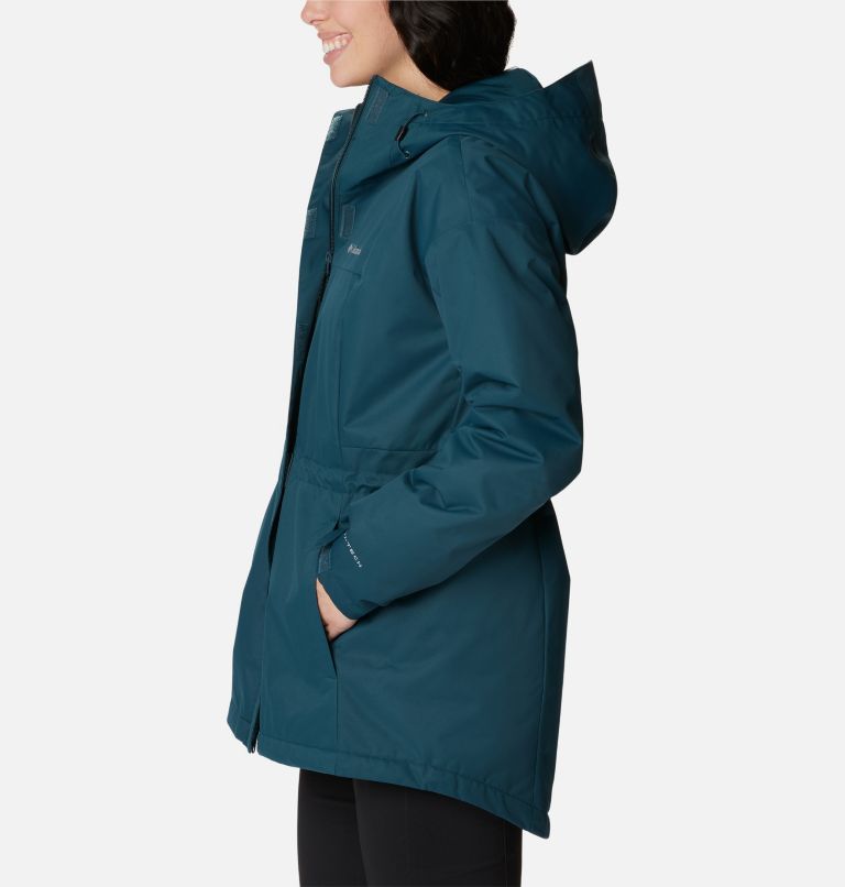 Thumbnail: Women's Hikebound Long Insulated Jacket, Color: Night Wave, image 3