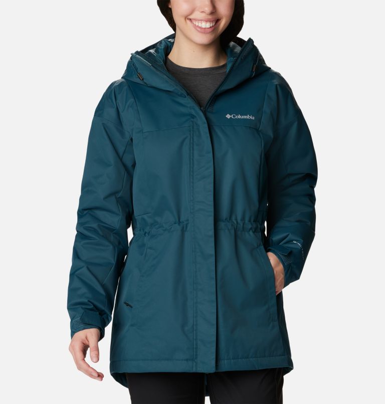 Thumbnail: Women's Hikebound Long Insulated Jacket, Color: Night Wave, image 1