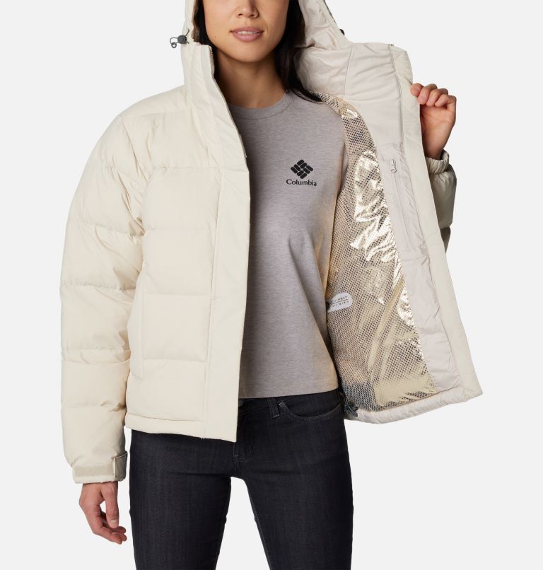 Columbia white down outlet jacket