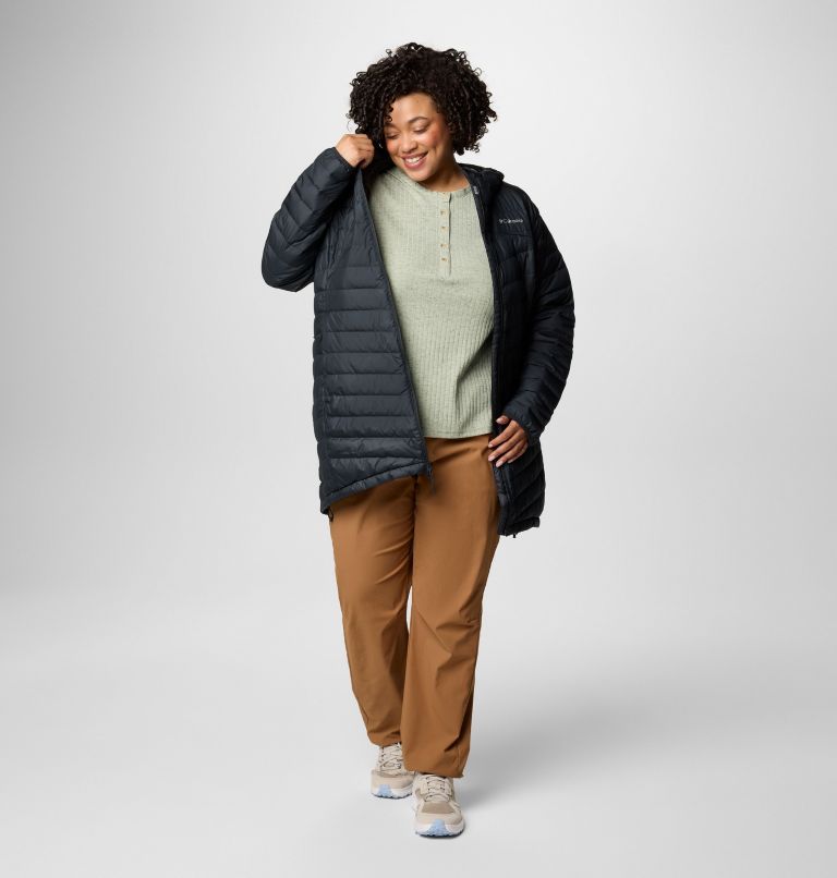 Women's Westridge Mid Down Jacket - Plus Size, Color: Black, image 3