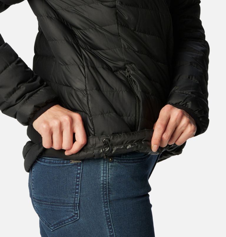 Thumbnail: Women's Westridge Hooded Down Jacket, Color: Black, image 6