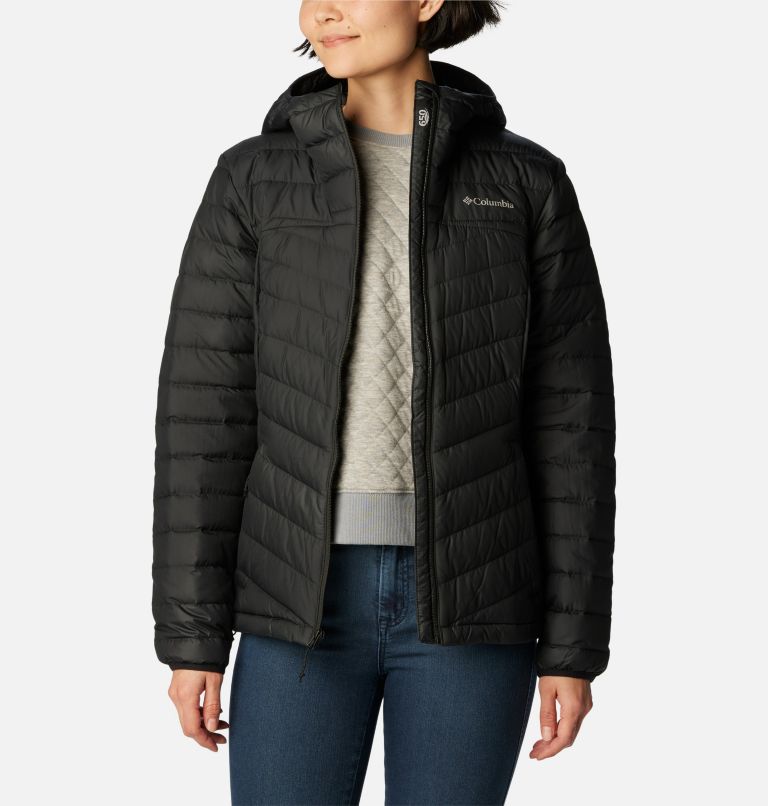 Thumbnail: Women's Westridge Hooded Down Jacket, Color: Black, image 7