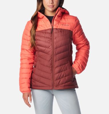 Chaqueta Mujer Columbia pike late acolchada marrón