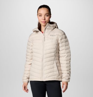 Women's Westridge Hooded Down Jacket - Plus Size, Color: Dark Stone, image 1