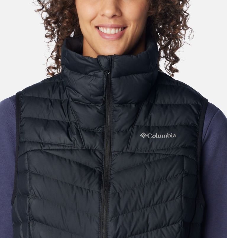 Thumbnail: Women's Westridge Packable Down Vest, Color: Black, image 4