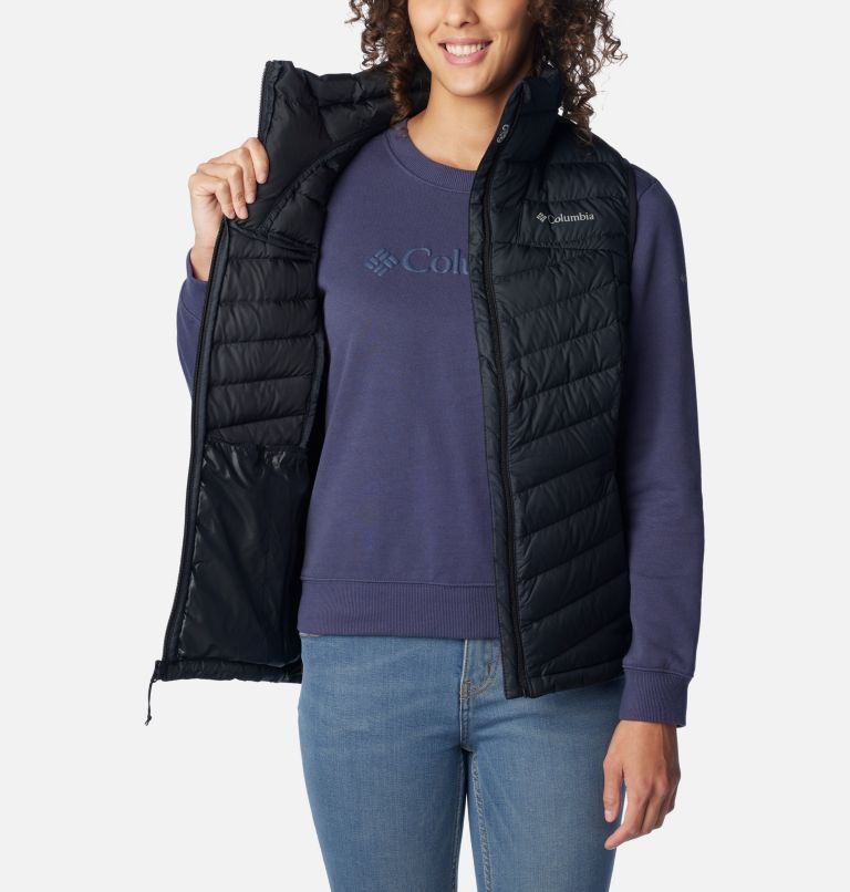 Women's Westridge Packable Down Vest, Color: Black, image 5