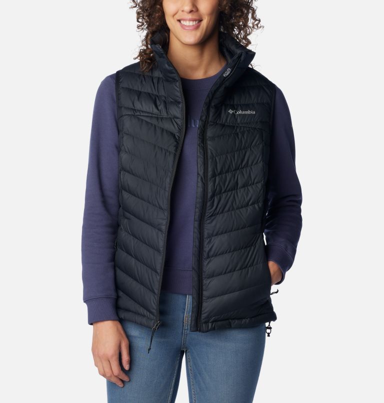 Thumbnail: Women's Westridge Packable Down Vest, Color: Black, image 8