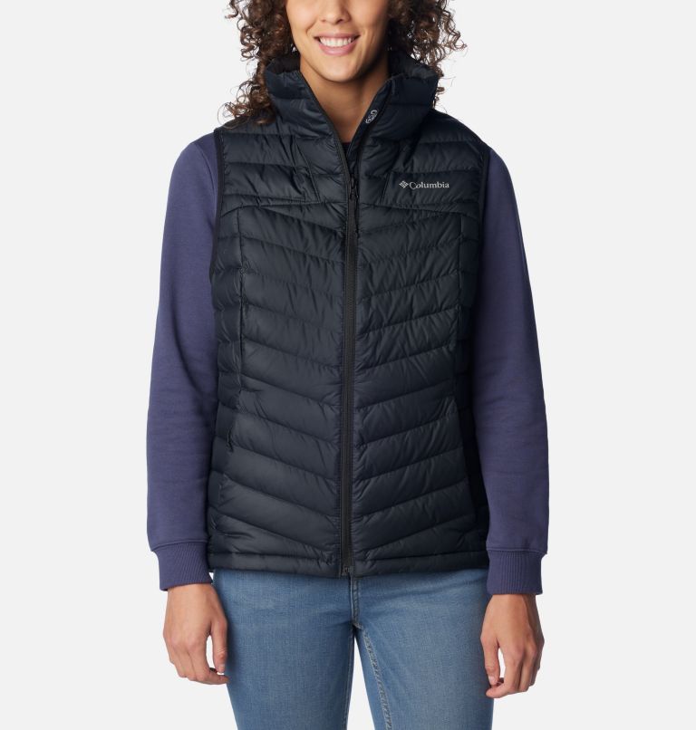 Thumbnail: Women's Westridge Packable Down Vest, Color: Black, image 1