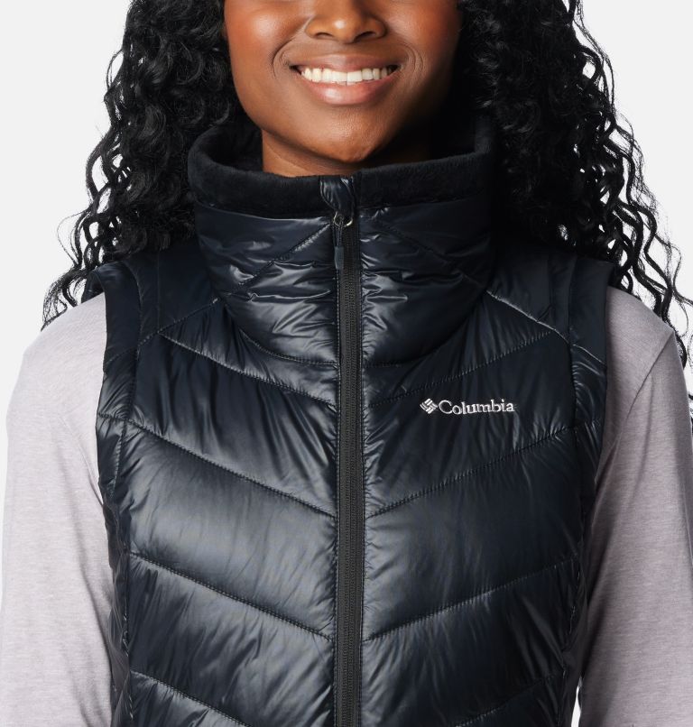 Columbia long sales down vest