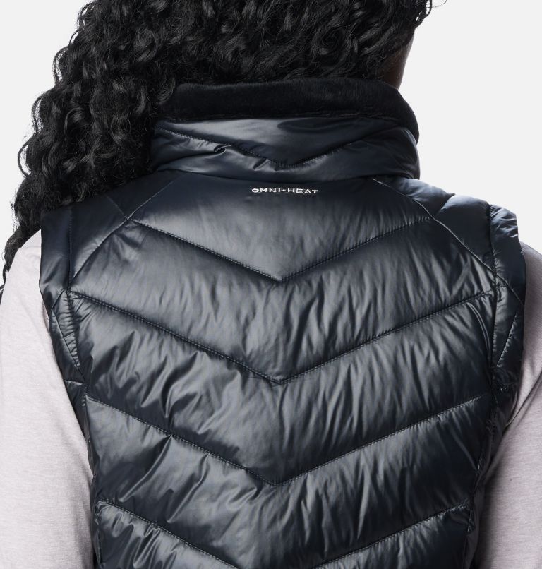 Women's Joy Peak Long Vest, Color: Black, image 7