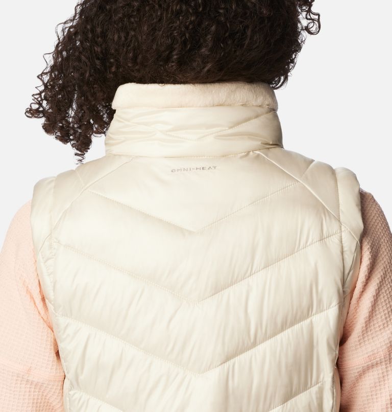 Women's Joy Peak Long Vest, Color: Chalk, image 7