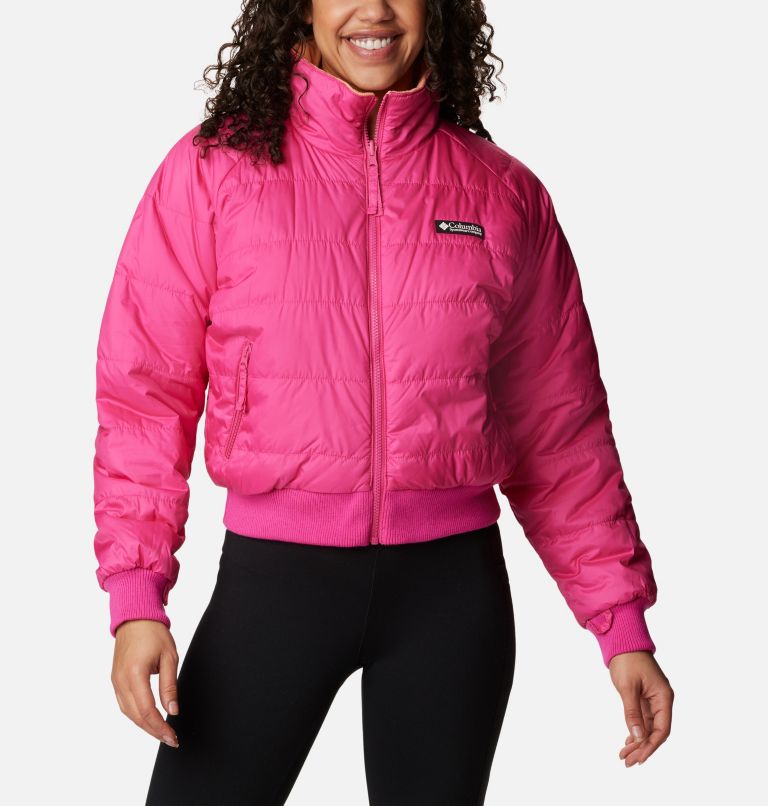 Black and best sale pink waterproof jacket