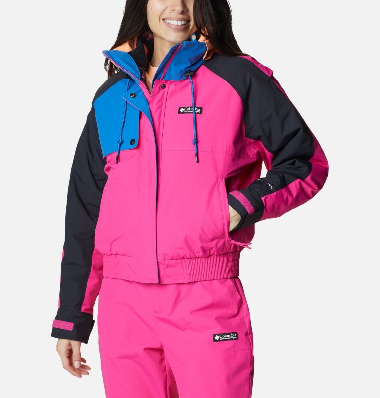 Thumbnail: Women's Wintertrainer Interchange Jacket, Color: Fuchsia Fizz, Black, Bright Indigo, image 1