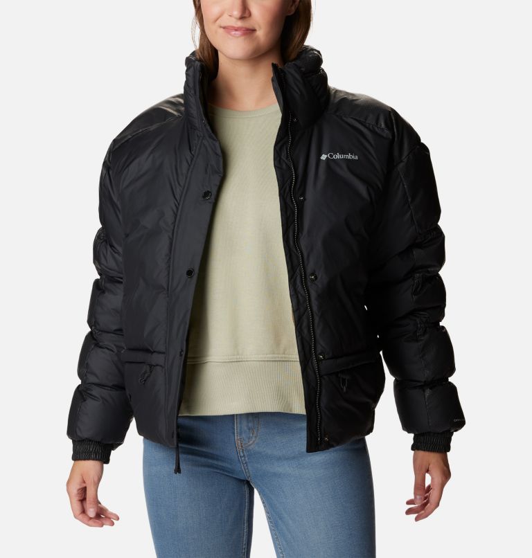 Womens deals black puffer