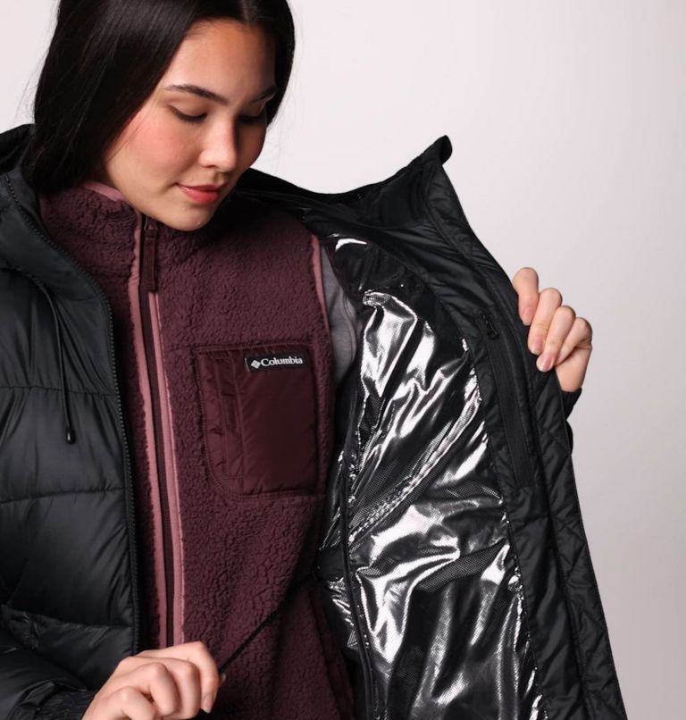 Women's Pike Lake II Long Puffer Jacket, Color: Black