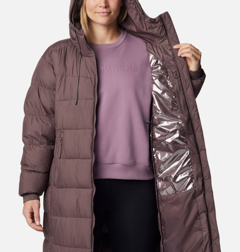 Columbia knee store length down jacket