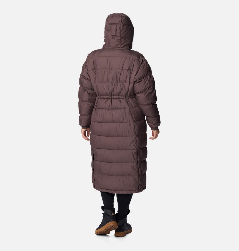 Womens columbia long puffer on sale coat