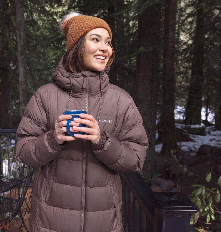 Chamarra Larga Mujer Abrigo Invierno Acolchada Impermeable –