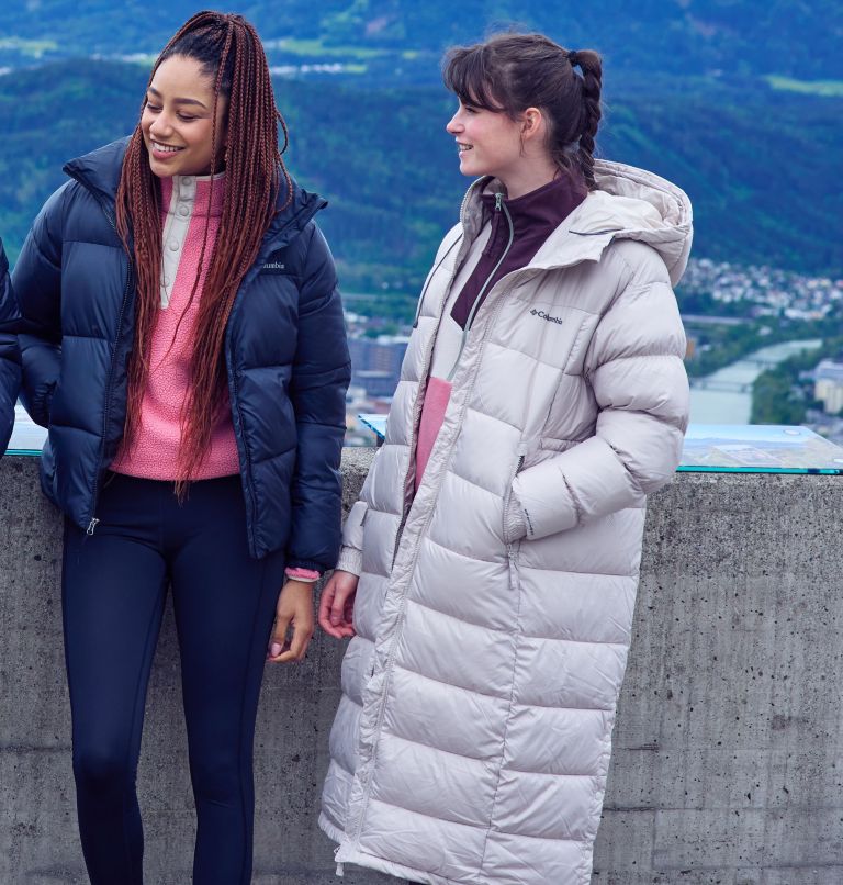Women's Pike Lake II Long Puffer Jacket, Color: Dark Stone, image 10