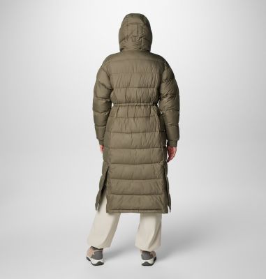 Women's Pike Lake II Long Jacket, Color: Stone Green, image 2