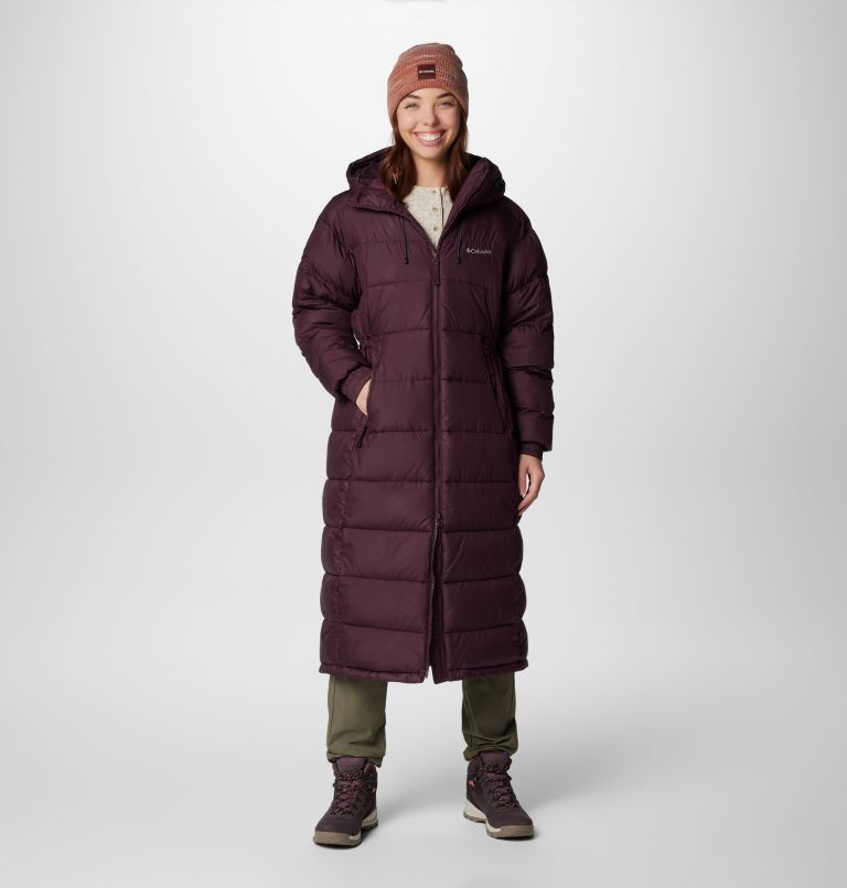 Women's Pike Lake II Long Puffer Jacket, Color: Moonvista, image 3