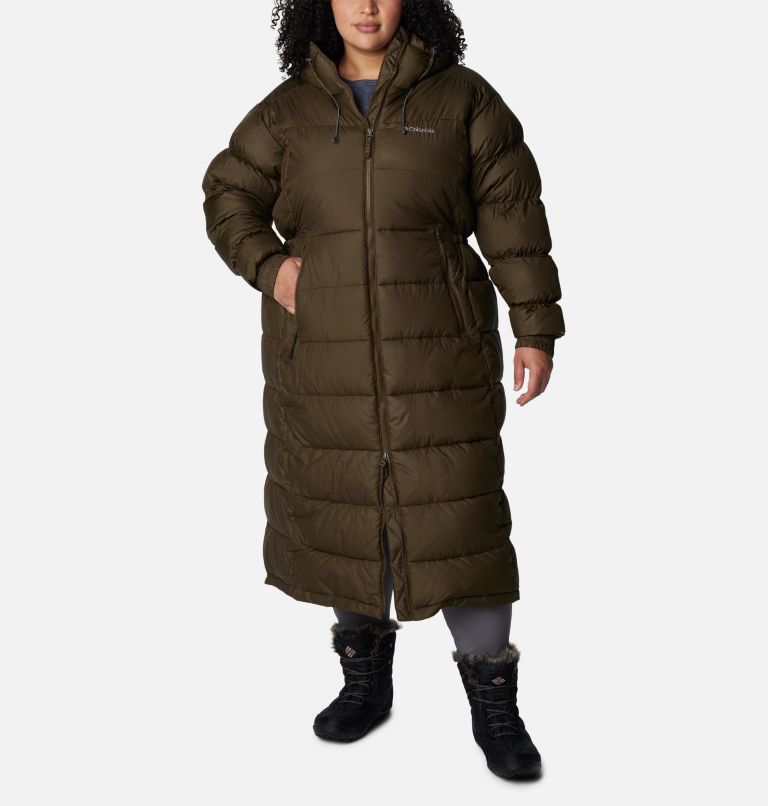 Thumbnail: Women's Pike Lake II Long Jacket - Plus Size, Color: Olive Green, image 1