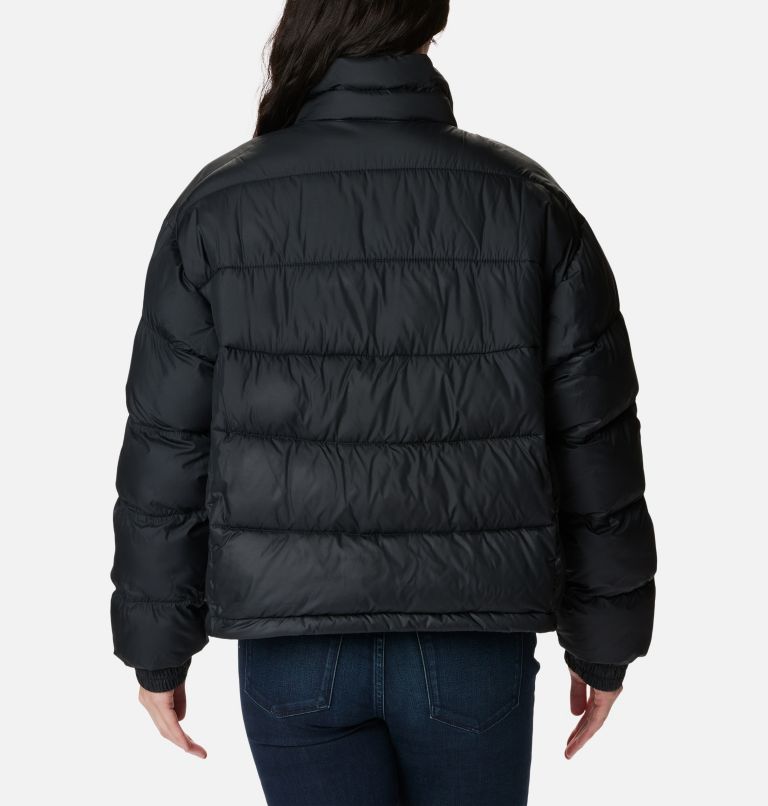 Women's Pike Lake II Cropped Puffer Jacket, Color: Black, image 2