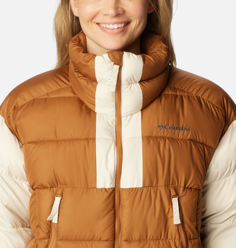 Chaqueta Mujer Columbia pike late acolchada marrón