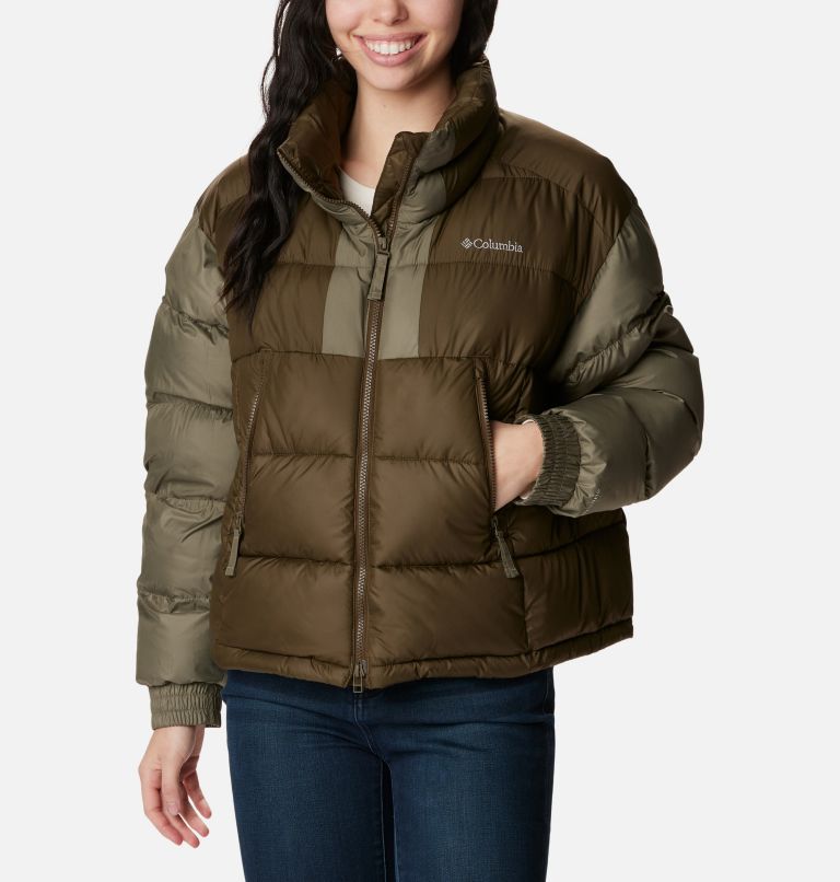 Green columbia jacket women's sale