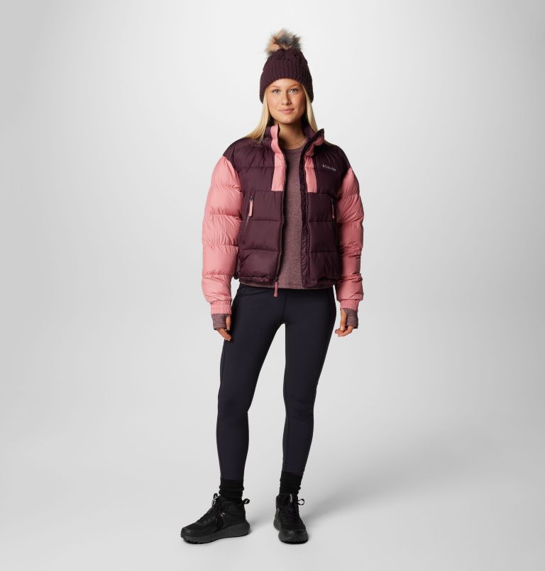 Pike Lake II gecroppte Puffer-Jacke für Frauen, Color: Moonvista, Pink Agave, image 3