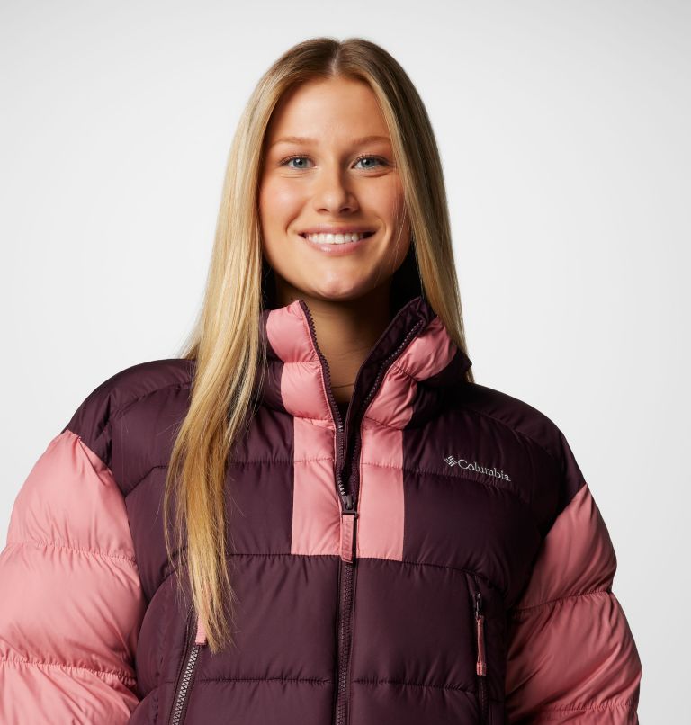 Pike Lake II gecroppte Puffer-Jacke für Frauen, Color: Moonvista, Pink Agave, image 5