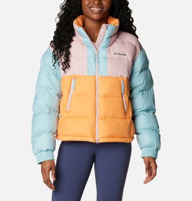 Chaqueta acolchada de plumón con capucha Pebble Peak™ para mujer