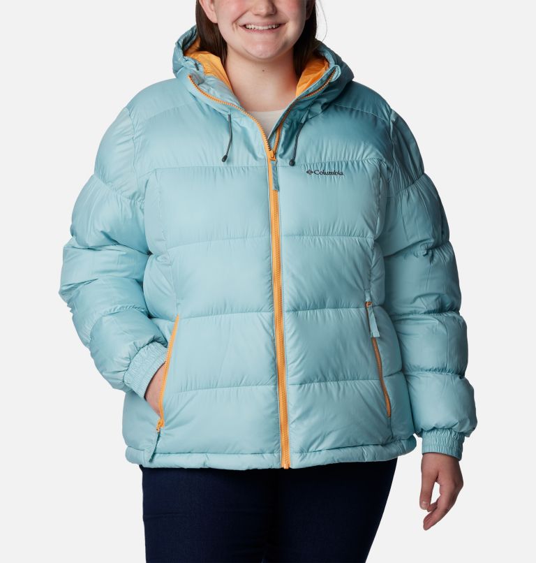 Columbia green puffer sales jacket