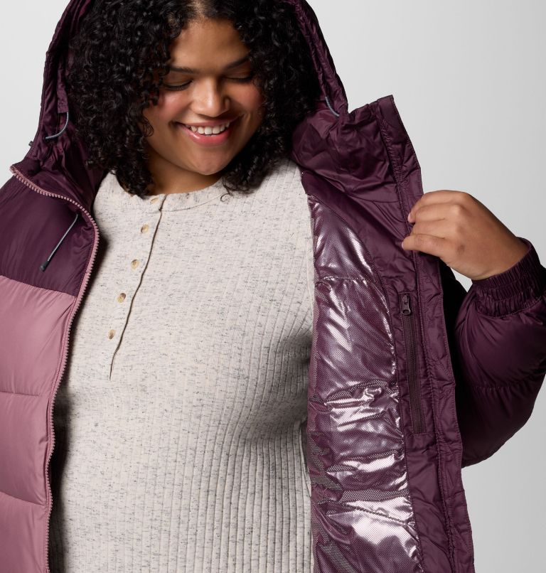 Women's Pike Lake II Insulated Jacket - Plus Size, Color: Moonvista, Fig, image 5