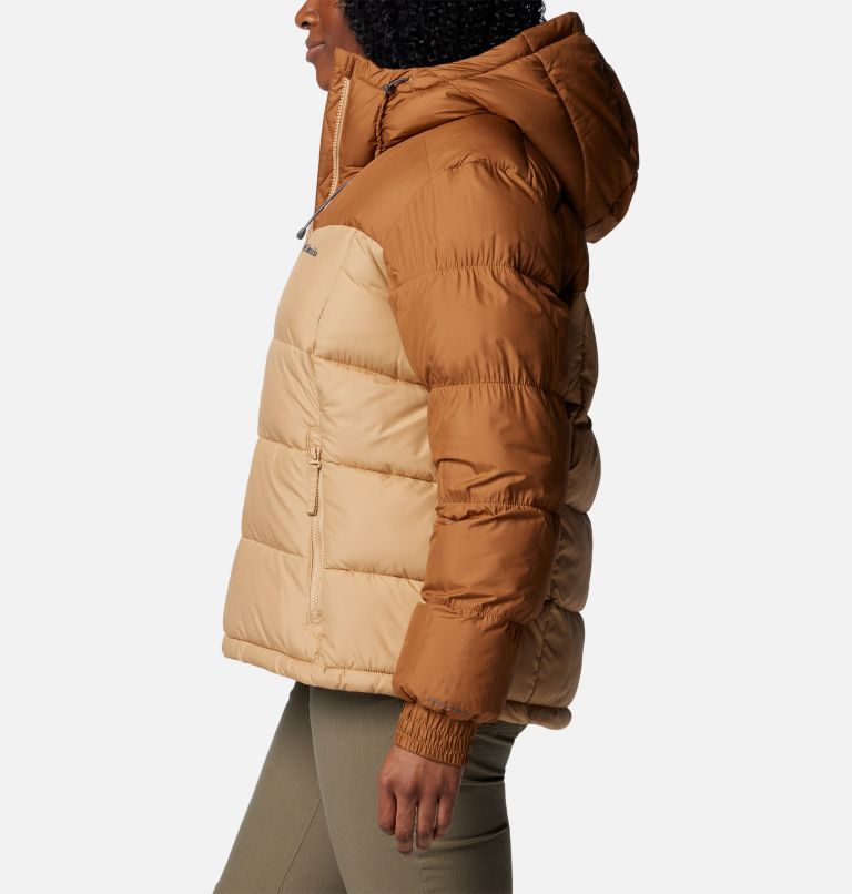 Chaqueta acolchada con capucha y aislamiento Pike Lake II para mujer, Color: Camel Brown, Canoe, image 3