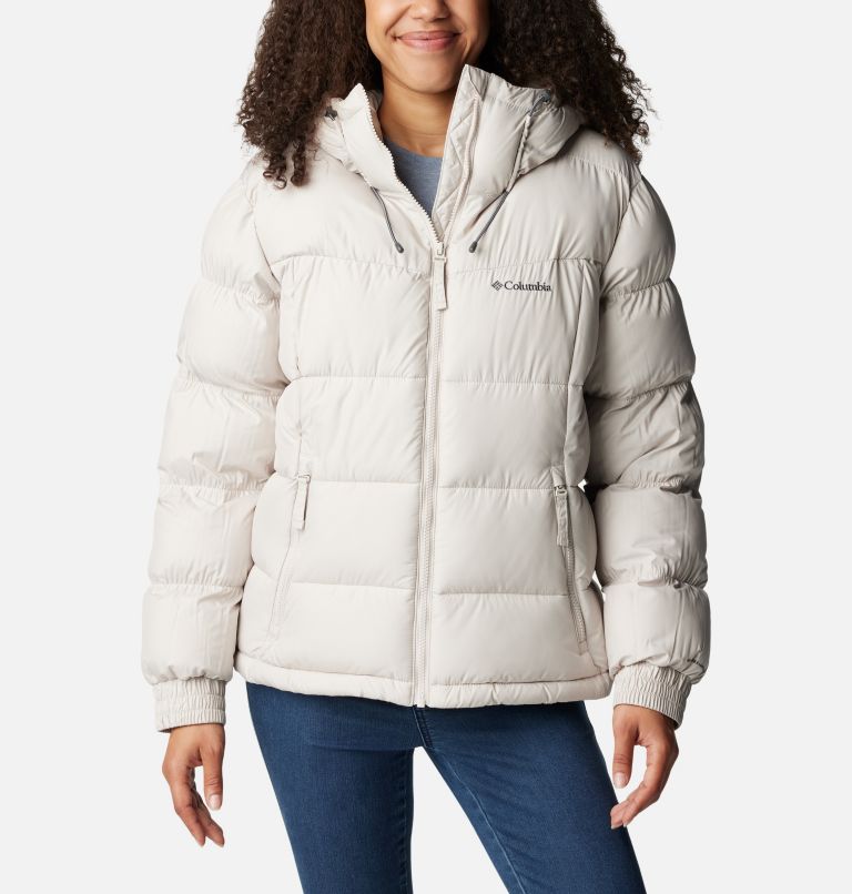 Parka mujer Columbia termica sin manga blanco