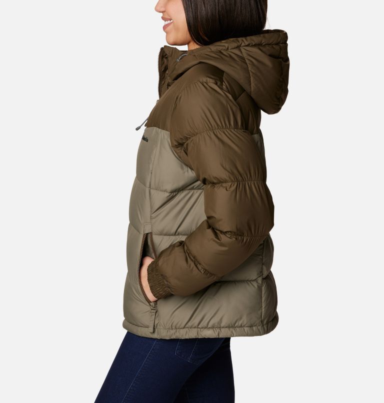 Thumbnail: Women's Pike Lake II Hooded Puffer Jacket, Color: Olive Green, Stone Green, image 3