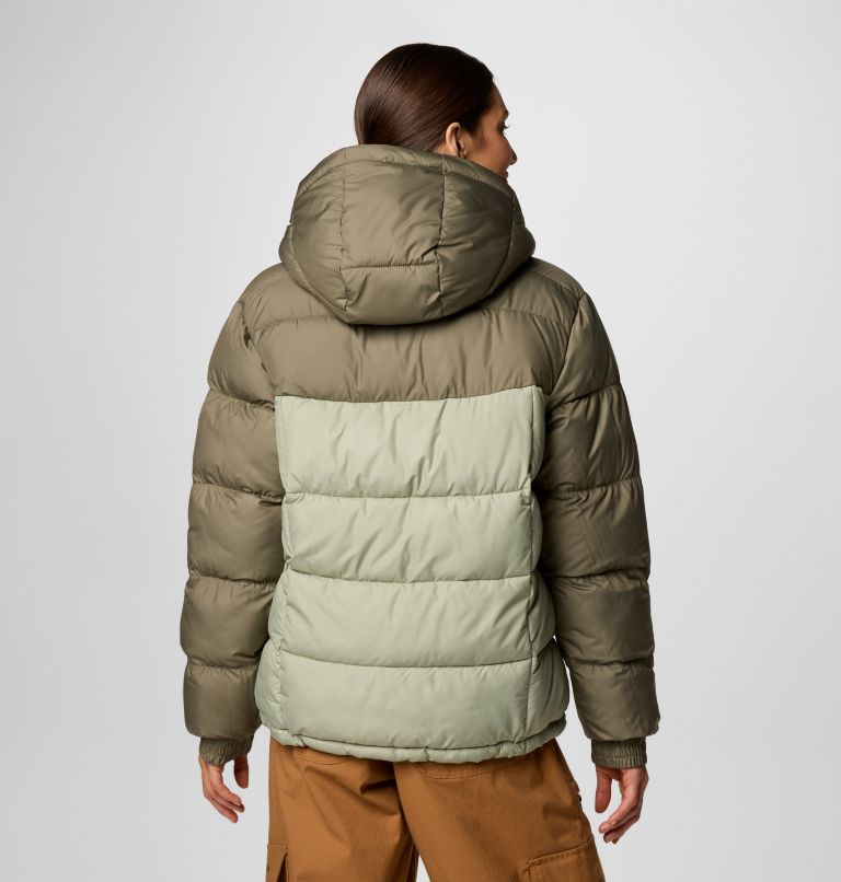 Chaqueta acolchada con capucha y aislamiento Pike Lake II para mujer, Color: Stone Green, Safari, image 2