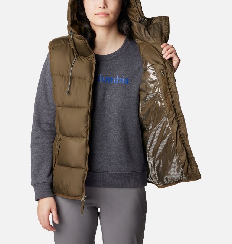 Hooded bubble outlet vest