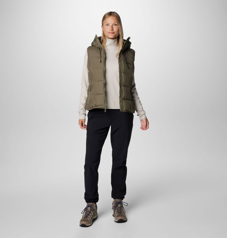 Women's Pike Lake II Insulated Vest, Color: Stone Green, image 3