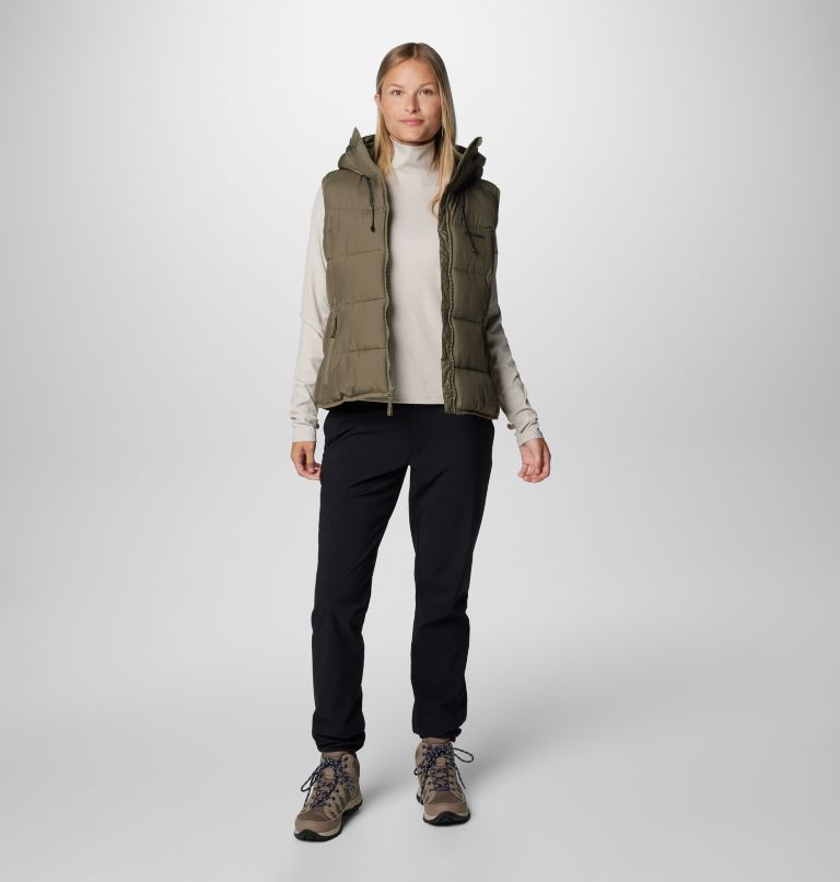 Chaleco acolchado con aislamiento Pike Lake II para mujer, Color: Stone Green, image 3