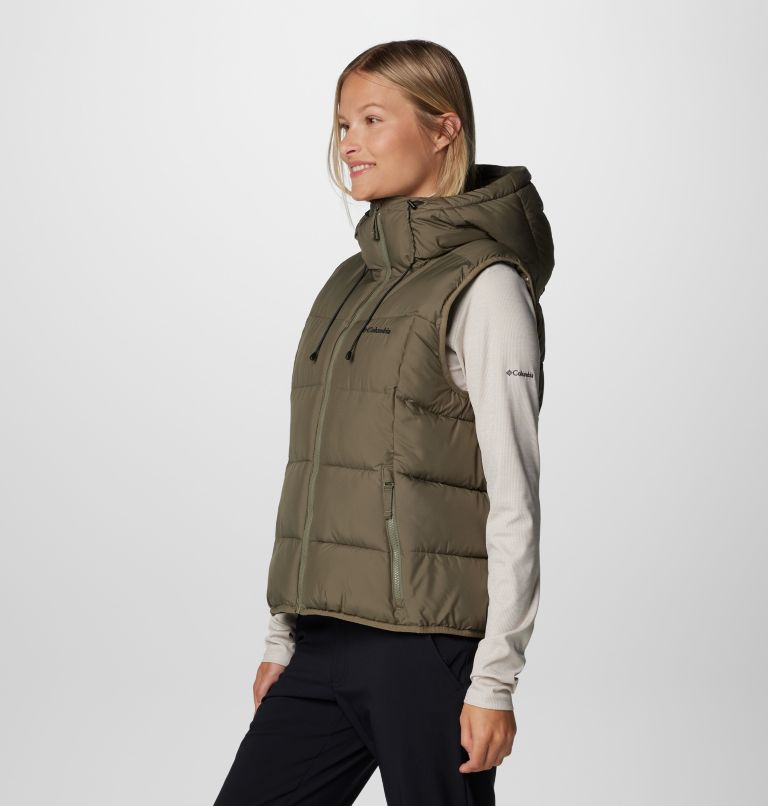 Chaleco acolchado con aislamiento Pike Lake II para mujer, Color: Stone Green, image 4
