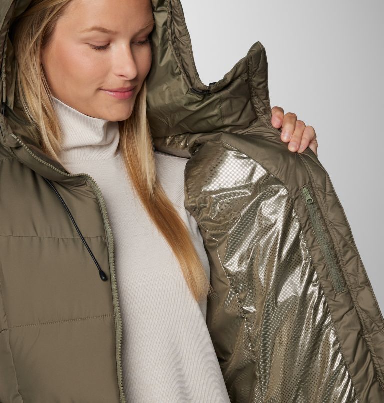 Chaleco acolchado con aislamiento Pike Lake II para mujer, Color: Stone Green, image 6