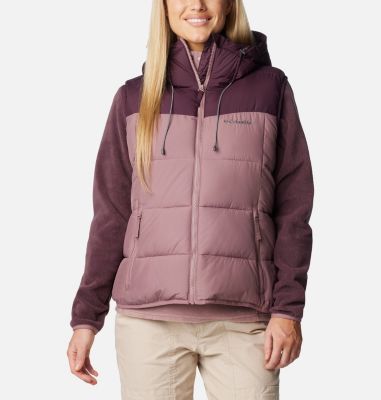 Women's Pike Lake II Insulated Puffer Bodywarmer, Color: Fig, Moonvista, image 1