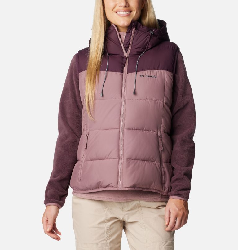 Pike Lake II Insulated Vest, Color: Fig, Moonvista, image 1